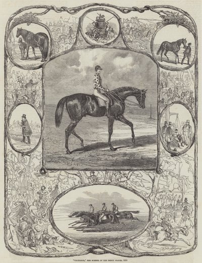 Voltigeur, the Winner of the Derby Stakes, 1850 by Harrison William Weir